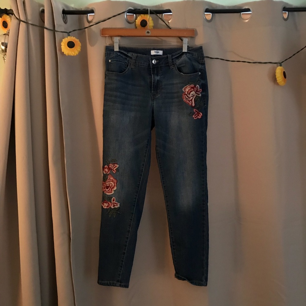 Embroidered jeans